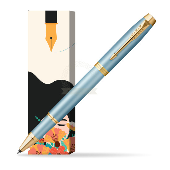 Parker IM RITUALS TURQUOISE GREEN Rollerball Pen in cover Poppy