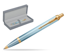 Parker IM RITUALS TURQUOISE GREEN Ballpoint Pen in suede box grey
