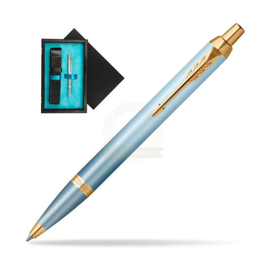 Parker IM RITUALS TURQUOISE GREEN Ballpoint Pen in single wooden box Black Single Turquoise