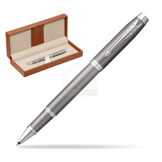 Parker IM RITUALS GREY Rollerball Pen  in classic box brown