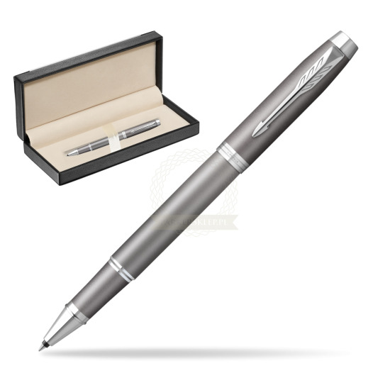 Parker IM RITUALS GREY Rollerball Pen in classic box black