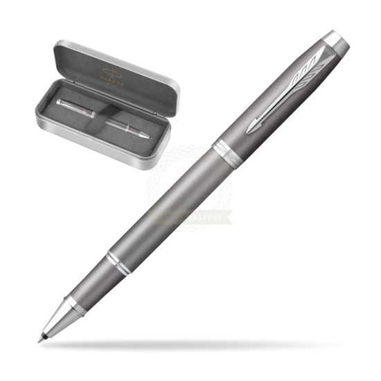 Parker IM RITUALS GREY Rollerball Pen in Parker metal gift box, special edition