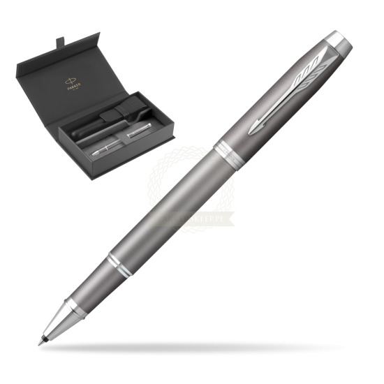 Parker IM RITUALS GREY Rollerball Pen in original Parker box, closed case