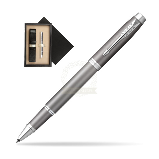 Parker IM RITUALS GREY Rollerball Pen in single wooden box Wenge Single Ecru
