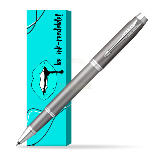 Parker IM RITUALS GREY Rollerball Pen in cover Ink-readable