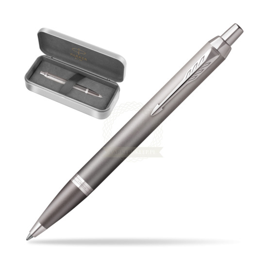 Parker IM RITUALS GREY Ballpoint Pen in Parker metal gift box, special edition