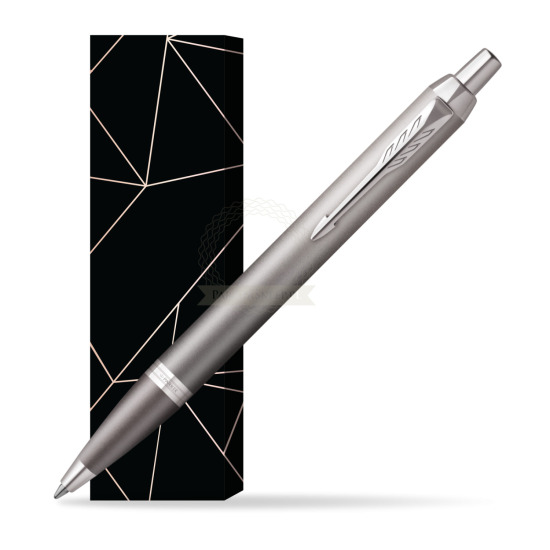 Parker IM RITUALS GREY Ballpoint Pen in cover Lucky