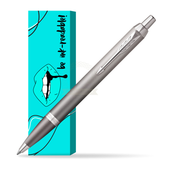 Parker IM RITUALS GREY Ballpoint Pen in cover Ink-readable