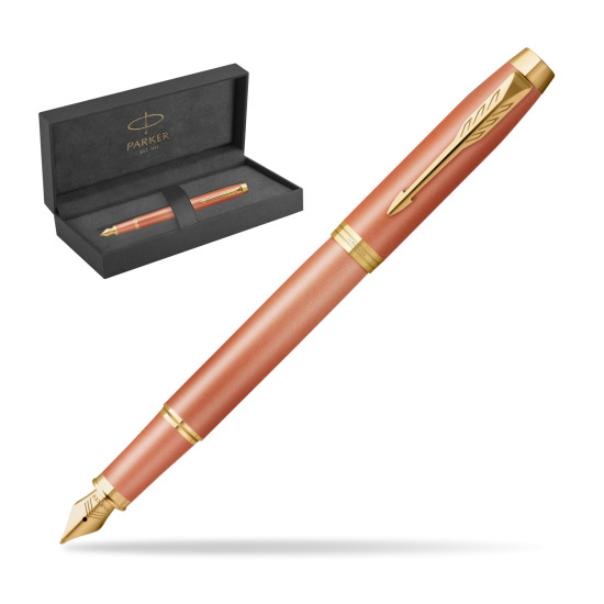 Fountain pen IM RITUALS ORANGE GT in original Parker Prestige box