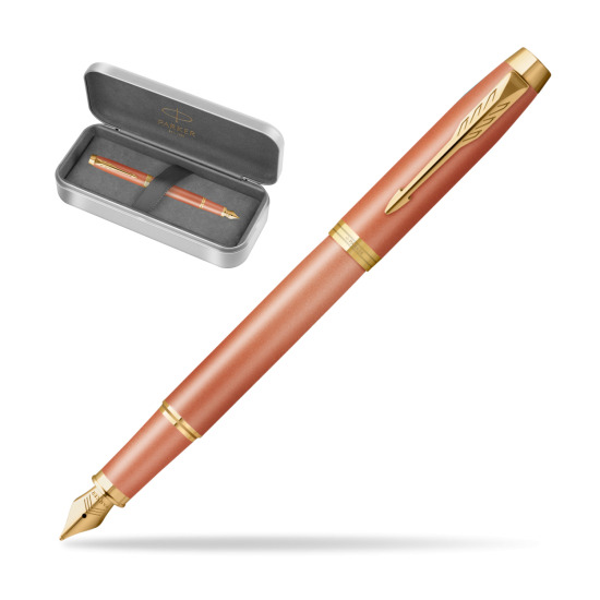 Fountain pen IM RITUALS ORANGE GT in Parker metal gift box, special edition