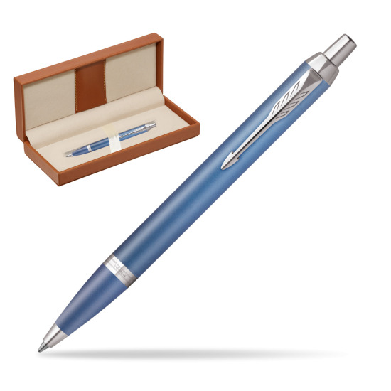 Bolígrafo Parker IM RITUALS BLUE  in classic box brown