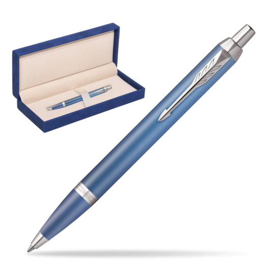 Bolígrafo Parker IM RITUALS BLUE in suede box navy blue