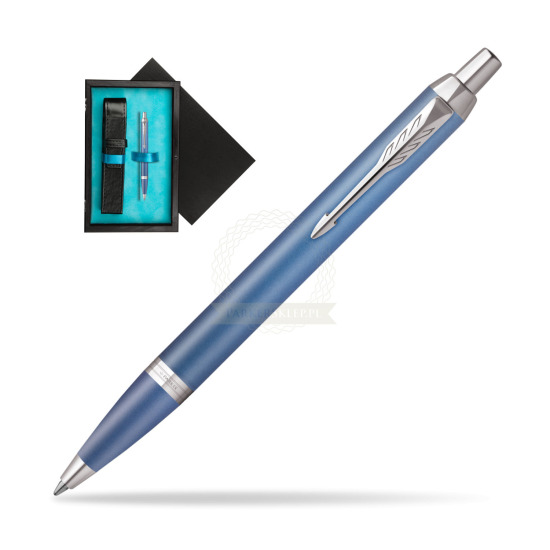 Bolígrafo Parker IM RITUALS BLUE in single wooden box Black Single Turquoise