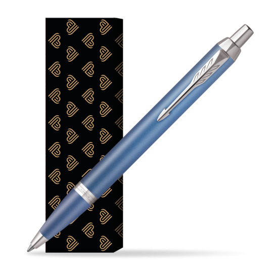 Bolígrafo Parker IM RITUALS BLUE in cover Golden Hearts