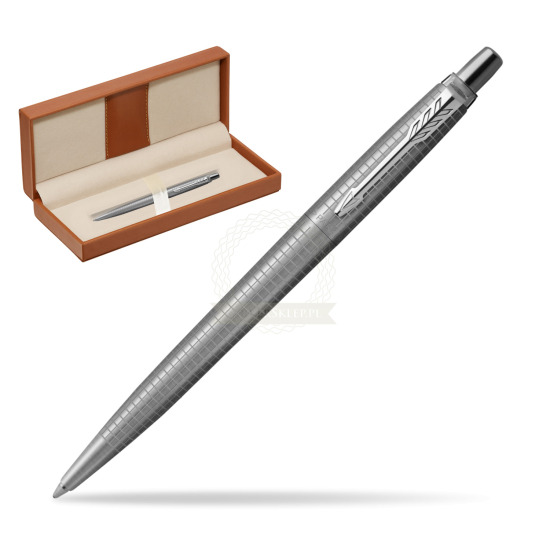 Jotter Premium 70TH ANNIVERSARY STEEL CT Ballpoint Pen  in classic box brown