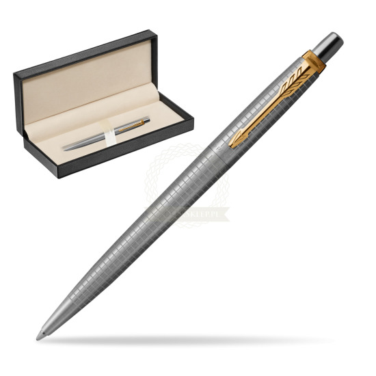 Jotter Premium 70TH ANNIVERSARY STEEL GT Ballpoint Pen in classic box pure black