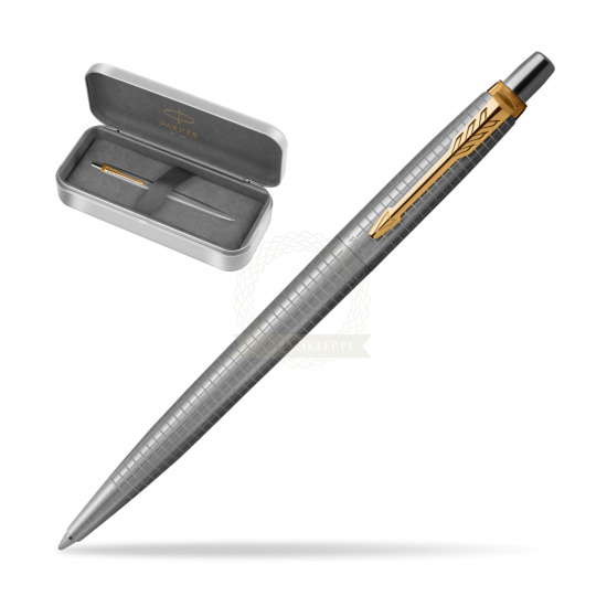 Jotter Premium 70TH ANNIVERSARY STEEL GT Ballpoint Pen in Parker metal gift box, special edition
