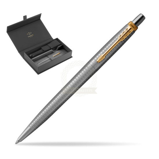 Jotter Premium 70TH ANNIVERSARY STEEL GT Ballpoint Pen in original Parker box, closed case