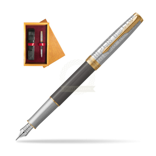 SONNET ANCIENT CHINA SPECIAL EDITION 18K Penna Stilografica in single wooden box Honey Single Maroon