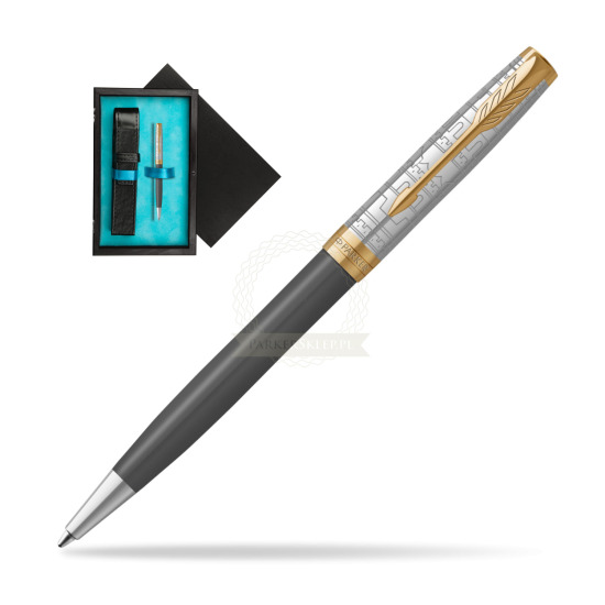 SONNET ANCIENT CHINA SPECIAL EDITION Penna a Sfera in single wooden box Black Single Turquoise