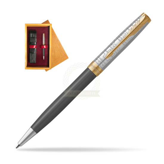 SONNET ANCIENT CHINA SPECIAL EDITION Penna a Sfera in single wooden box Honey Single Maroon
