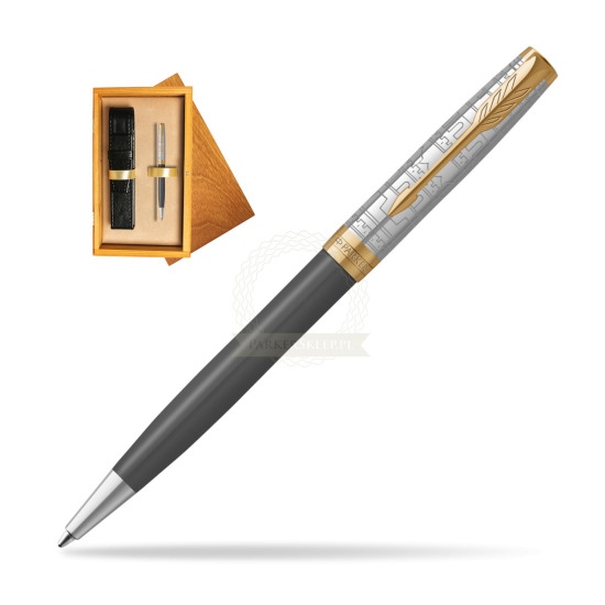 SONNET ANCIENT CHINA SPECIAL EDITION Penna a Sfera in single wooden box Honey Single Ecru