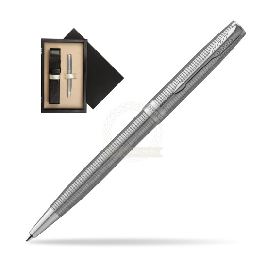 Parker Sonnet Ciselé CT Ballpoint pen in single wooden box Wenge Single Ecru