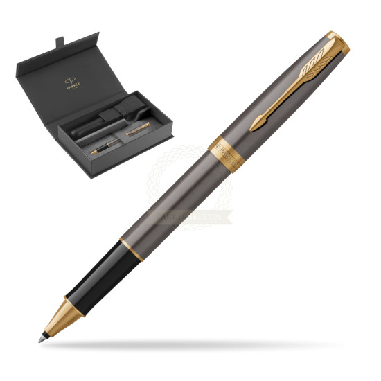 Parker SONNET Grey Core GT Penna Rollerball in original Parker box, closed case