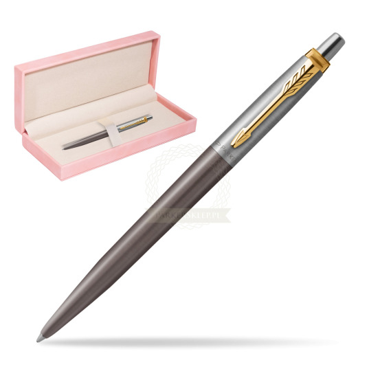 Parker Jotter Grey Core GT Penna a Sfera in suede box pink