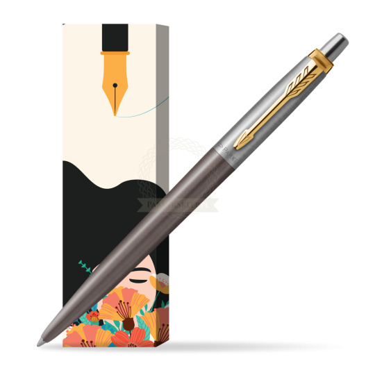 Parker Jotter Grey Core GT Penna a Sfera in cover Poppy