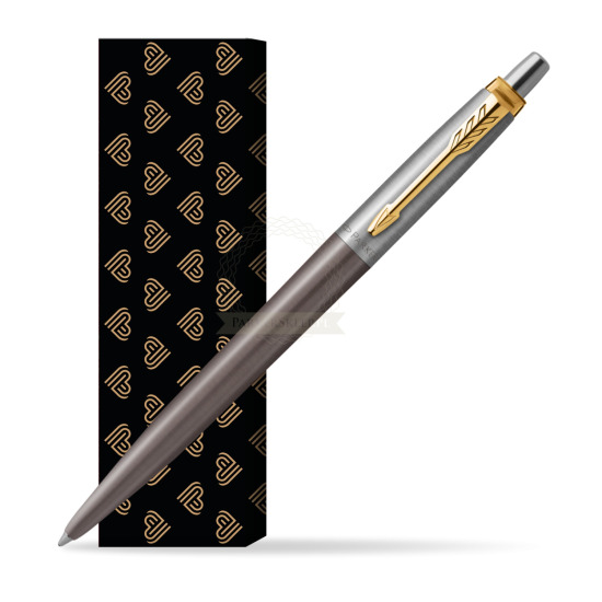Parker Jotter Grey Core GT Penna a Sfera in cover Golden Hearts