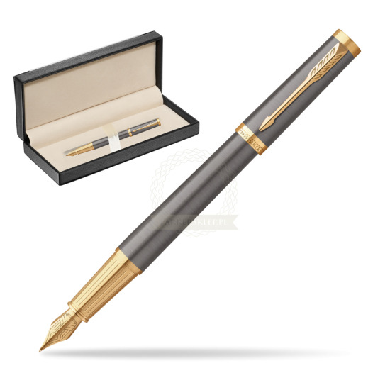 Parker Ingenuity Grey Core GT Penna Stilografica in classic box black