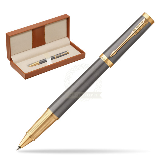 Parker Ingenuity Grey Core GT Penna Rollerball  in classic box brown