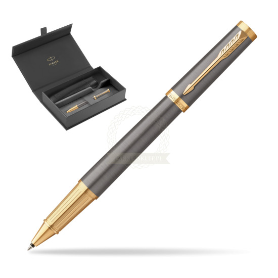 Parker Ingenuity Grey Core GT Penna Rollerball in original Parker box, slide-out case