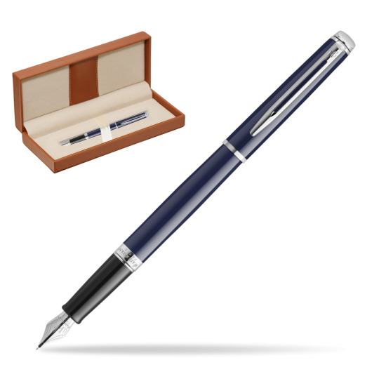 Waterman HÉMISPHÈRE BLUE CORE Penna Stilografica  in classic box brown