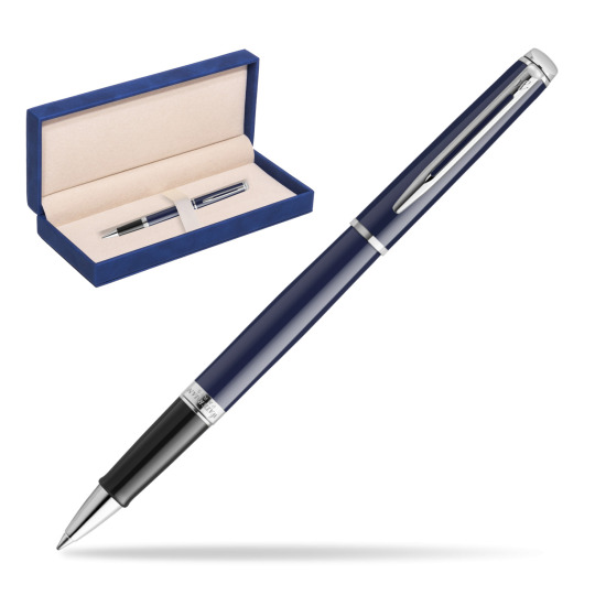 Waterman HÉMISPHÈRE BLUE CORE RollerPenna a Sfera in suede box navy blue