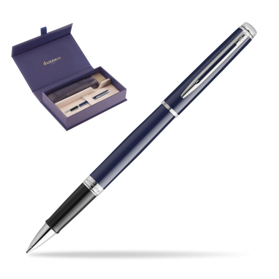 Waterman HÉMISPHÈRE BLUE CORE RollerPenna a Sfera in original Waterman box, slide-out case
