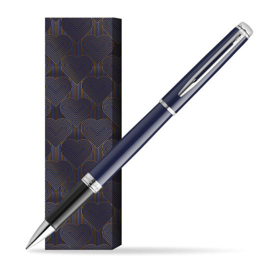 Waterman HÉMISPHÈRE BLUE CORE RollerPenna a Sfera in cover Glamour Love