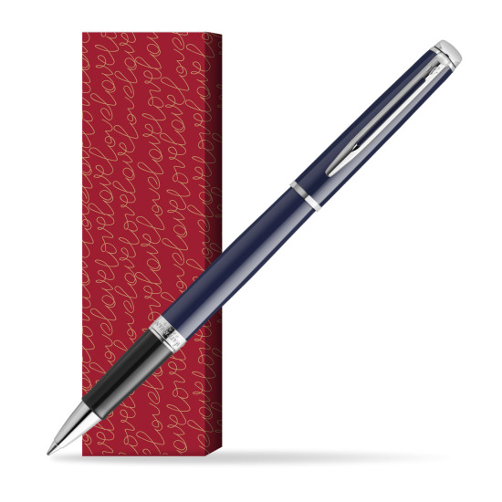 Waterman HÉMISPHÈRE BLUE CORE RollerPenna a Sfera in cover True Love