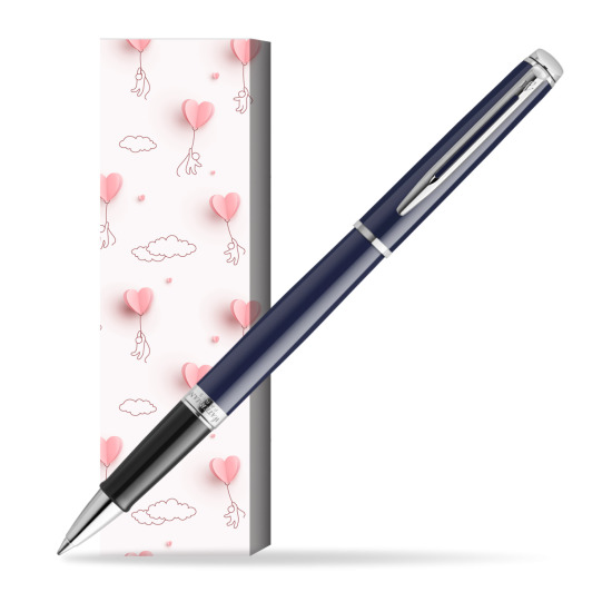 Waterman HÉMISPHÈRE BLUE CORE RollerPenna a Sfera in cover Love is in the air