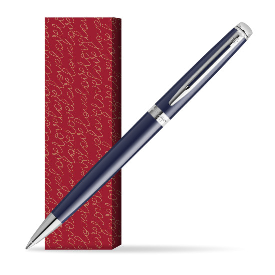 Waterman HÉMISPHÈRE BLUE CORE Penna a Sfera in cover True Love