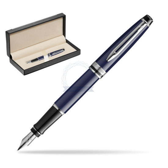 Waterman EXPERT BLUE CORE Penna Stilografica in classic box black