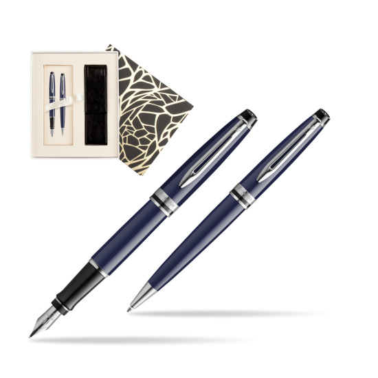 Waterman EXPERT BLUE CORE Fountain pen + Ballpoint pen Gift Set  Standard