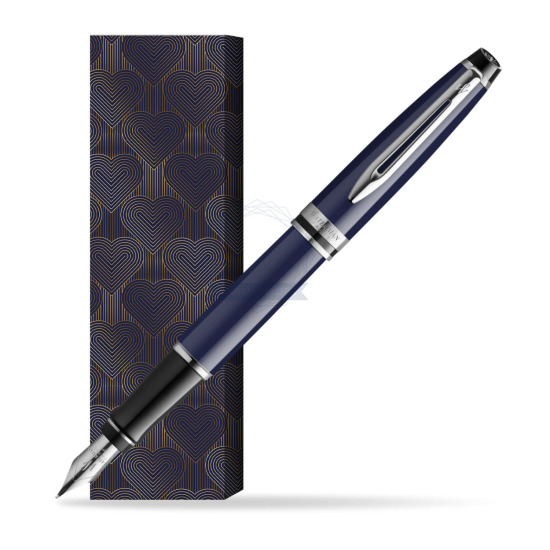Waterman EXPERT BLUE CORE Penna Stilografica in cover Glamour Love