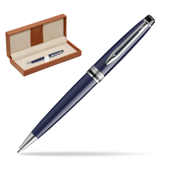 Waterman EXPERT BLUE CORE Penna a Sfera  in classic box brown