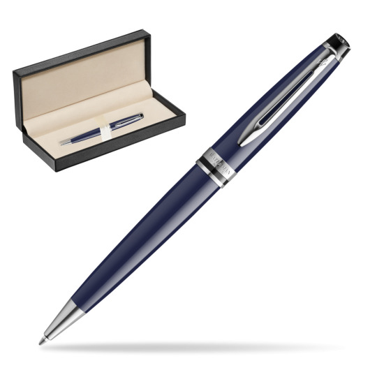 Waterman EXPERT BLUE CORE Penna a Sfera in classic box pure black