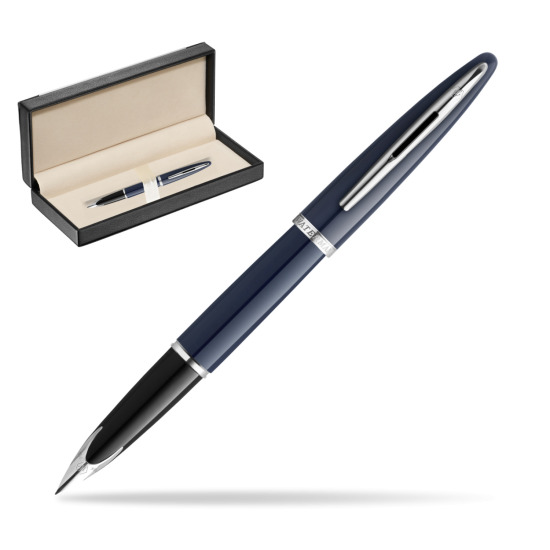 Waterman CARÈNE BLUE CORE Penna Stilografica in classic box black