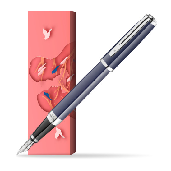 Waterman EXCEPTION BLUE CORE Penna Stilografica in cover Magic Moments