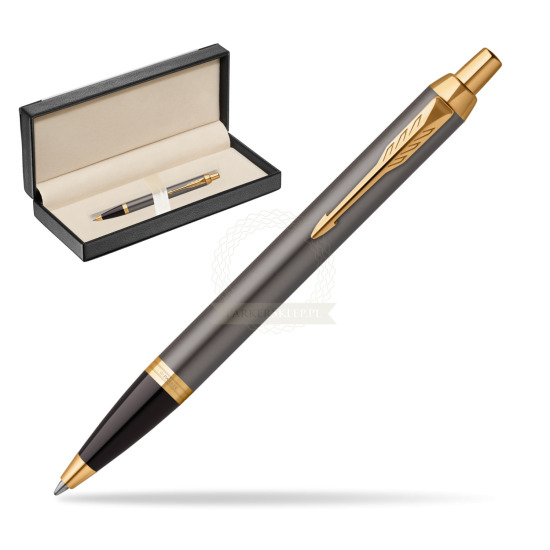 Parker IM Grey Core GT Penna a Sfera in classic box black