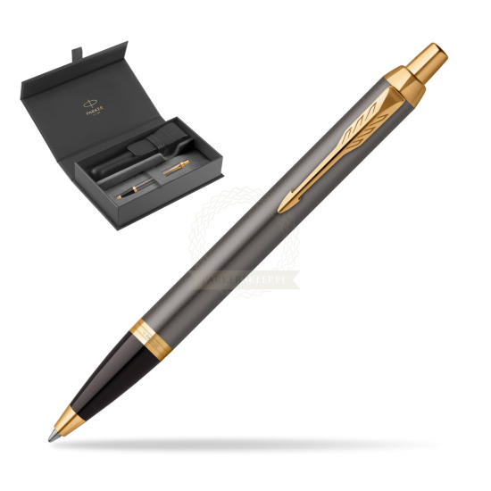 Parker IM Grey Core GT Penna a Sfera in original Parker box, closed case